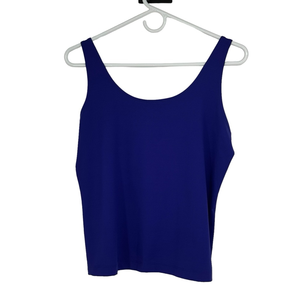 *Chico’s Size 1 (Reg 8) Purple Nylon/Spandex with Adjustable Shoulder Straps